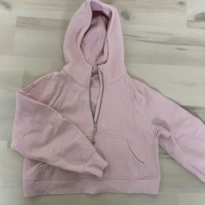 Pink Lululemon scuba half zip